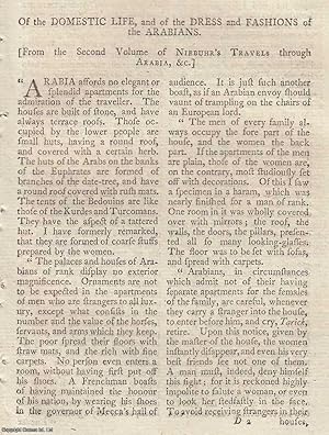 Seller image for Of the Domestic Life, and of the Dress and Fashions of the Arabians. An original article from The New Annual Register for 1792. for sale by Cosmo Books