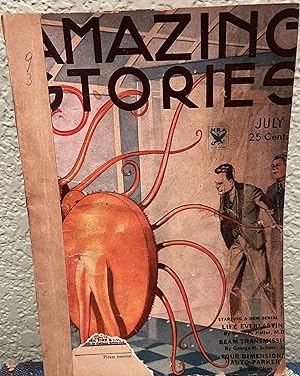 Bild des Verkufers fr Amazing Stories Science Fiction Vol. 9 No. 3 July 1934 zum Verkauf von Crossroads Books
