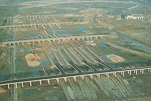 Calais Terminal 4 Overbridges French Euro Channel Tunnel Postcard