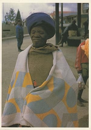 Immagine del venditore per Transkei African Woman Black & White Life Expectancy Postcard venduto da Postcard Finder