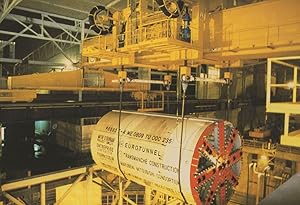 Seller image for Giant Euro Tunnel Boring Machine Eurotunnel Postcard for sale by Postcard Finder