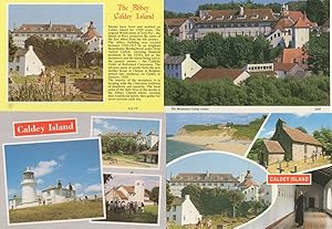 Seller image for Caldey Island Monastery Abbey 4x 1980s Welsh Postcard s for sale by Postcard Finder