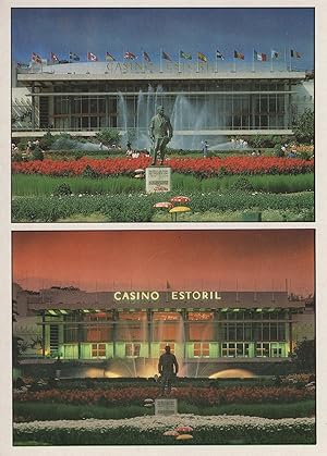 Casino Estoril Portugal Night Vs Day Postcard