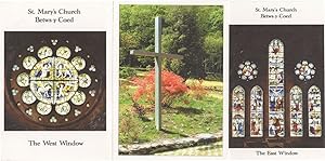 Closure Cross Given To St Marys Church Betws-Y-Coed 3x Welsh Postcard s