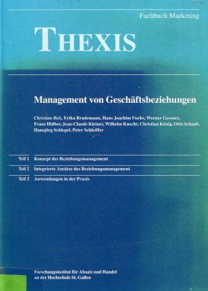 Seller image for Management von Geschftsbeziehungen for sale by Gabis Bcherlager