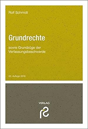 Seller image for Grundrechte: sowie Grundzge der Verfassungsbeschwerde for sale by Gabis Bcherlager