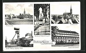 Ansichtskarte Recklinghausen-Suderwich, Zeche König Ludwig IV. /V., Schwesternhaus, Teilansicht