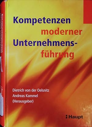 Seller image for Kompetenzen moderner Unternehmensfhrung. Joachim Hentze zum 60. Geburtstag. for sale by Antiquariat Bookfarm