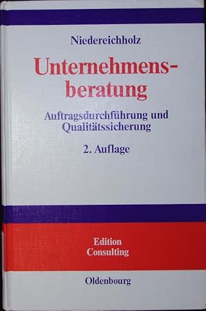 Bild des Verkufers fr Unternehmensberatung. zum Verkauf von Antiquariat Bookfarm