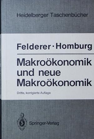 Bild des Verkufers fr Makrokonomik und neue Makrokonomik. zum Verkauf von Antiquariat Bookfarm
