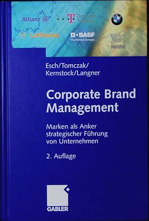 Bild des Verkufers fr Corporate Brand Management. zum Verkauf von Antiquariat Bookfarm