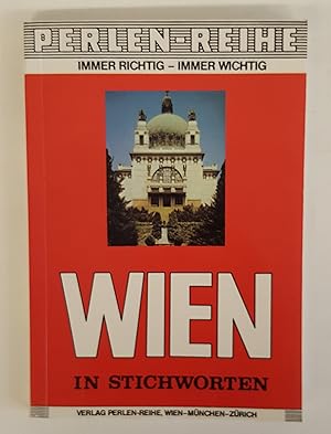 Bild des Verkufers fr Wien in Stichworten. zum Verkauf von Der Buchfreund