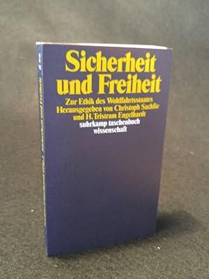 Seller image for Sicherheit und Freiheit. [Neubuch] Zur Ethik des Wohlfahrtsstaates. for sale by ANTIQUARIAT Franke BRUDDENBOOKS