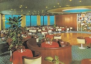 Postkarte - Rostock-Warnemünde / Hotel "Neptun" Sky-Bar 1974