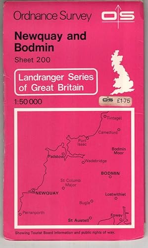 Seller image for Newquay and Bodmin: Landranger 200 for sale by High Street Books