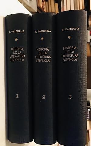 Seller image for Historia de La Literatura Espanola Tomo, I,II,III for sale by Once Upon A Time
