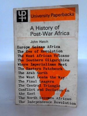 Seller image for History of Post-War Africa for sale by World of Rare Books