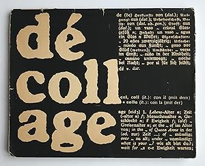 Seller image for dcollage no. 3 for sale by William Allen Word & Image