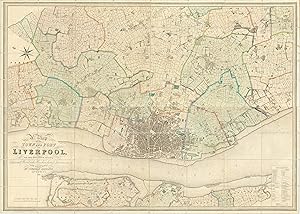 A Map of the Town and Port of Liverpool, with their Environs including Seacomb, Woodside, Birkenh...