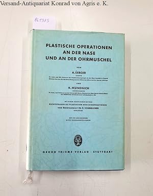 Imagen del vendedor de Plastische Operationen an der Nase und an der Ohrmuschel : a la venta por Versand-Antiquariat Konrad von Agris e.K.