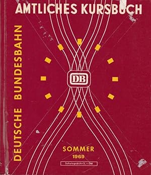 Amtliches Kursbuch Sommer 1969 , 01.06.1969 - 27.09.1969 / Kursbuchstelle der Deutschen Bundesbahn