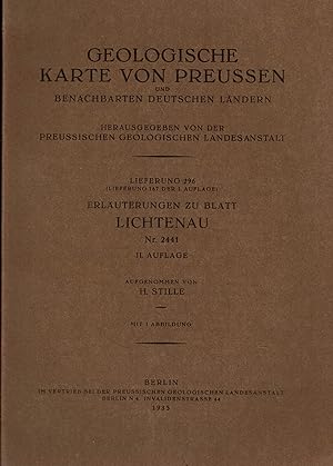 Seller image for Lichtenau / Westfalen Blatt Nr. 2441 (Erluterungen zur Geologischen Karte von Preuen und benachbarten deutschen Lndern. Lieferung 296) for sale by Paderbuch e.Kfm. Inh. Ralf R. Eichmann