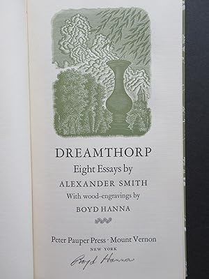 DREAMTHORP. Eight Essays