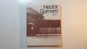 Bild des Verkufers fr Hector Guimard : (1867 - 1942); Landesmuseum Mnster, 16. Mrz - 27. April 1975 zum Verkauf von Gebrauchtbcherlogistik  H.J. Lauterbach