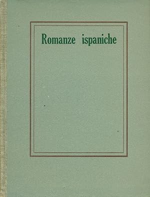 Bild des Verkufers fr Romanze ispaniche zum Verkauf von Studio Bibliografico Marini