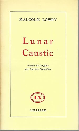 Seller image for Lunar Caustic.traduit De L'anglais Par Clarisse Francillon. for sale by BYTOWN BOOKERY