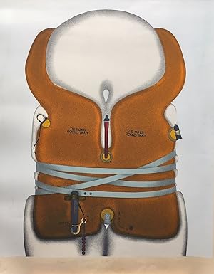 Life Jacket. Orig.-Farbserigraphie, eigenhändig signiert und nummeriert.