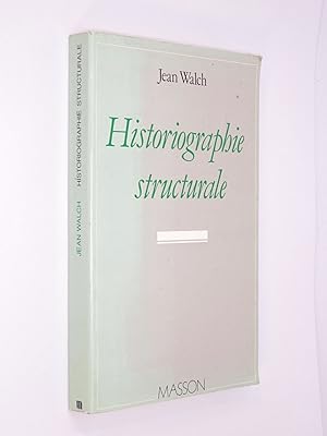 Seller image for Historiographie structurale for sale by Librairie Douin
