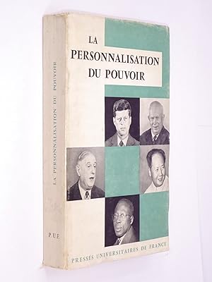 Imagen del vendedor de La Personnalisation du pouvoir , entretiens de Dijon 10-11 mars 1962, organiss par le Centre d'tudes des relations politiques avec le concours de l'Association franaise de science politique et publis sous la direction de Lo Hamon,. et Albert Mabileau,. a la venta por Librairie Douin