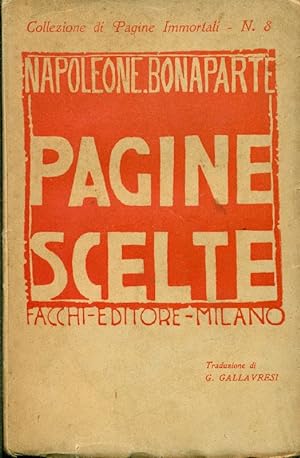 Seller image for Pagine scelte for sale by Studio Bibliografico Marini