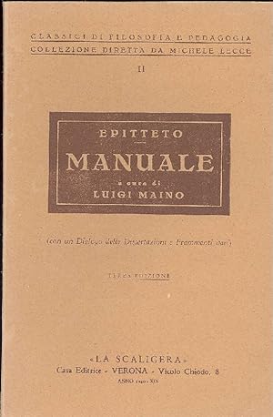 Bild des Verkufers fr Manuale zum Verkauf von Studio Bibliografico Marini