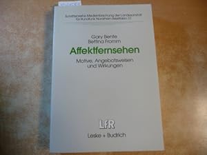 Image du vendeur pour Schriftenreihe Medienforschung der Landesanstalt fr Rundfunk Nordrhein-Westfalen ; Bd. 24 Affektfernsehen : Motive, Angebotsweisen und Wirkungen mis en vente par Gebrauchtbcherlogistik  H.J. Lauterbach