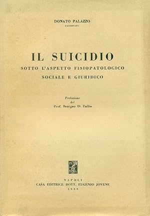 Il suicidio sotto l&#39;aspetto fisiopatologico sociale e giuridico