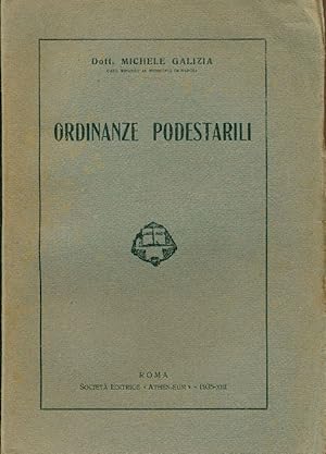 Ordinanze podestabili