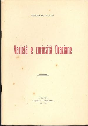 Varietà e curiosità oraziane