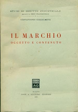 Bild des Verkufers fr Il marchio zum Verkauf von Studio Bibliografico Marini