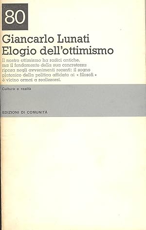 Elogio dell'ottimismo