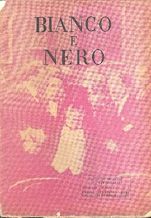 Bild des Verkufers fr Bianco e Nero. Anno XIII, Numero 3, Marzo 1952 zum Verkauf von Studio Bibliografico Marini