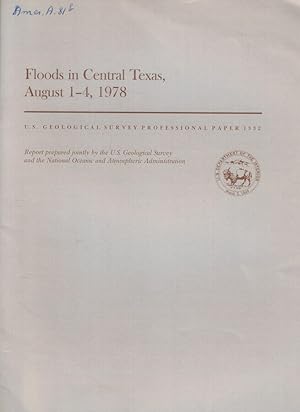 Seller image for Floods in Central Texas, August 1-4, 1978 for sale by Biblioteca di Babele