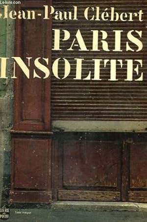 Seller image for Paris Insolite for sale by Ammareal