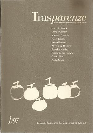 Supplemento non periodico a ''Quaderni di Poesia'' a cura di Giorgio Devoto. N. 1, 1997