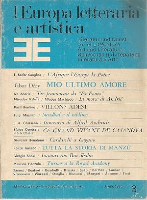 L'Europa letteraria e artistica. Aprile 1975. N. 3