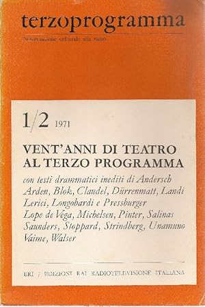 Terzoprogramma. N. 1/2, 1971