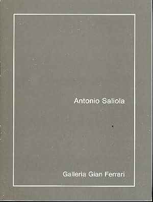 Antonio Saliola. Galleria Gian Ferrari 1984