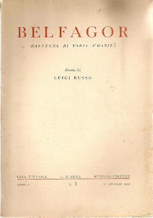 Belfagor. Gennaio 1950