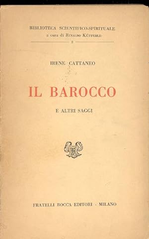 Bild des Verkufers fr Il Barocco zum Verkauf von Studio Bibliografico Marini